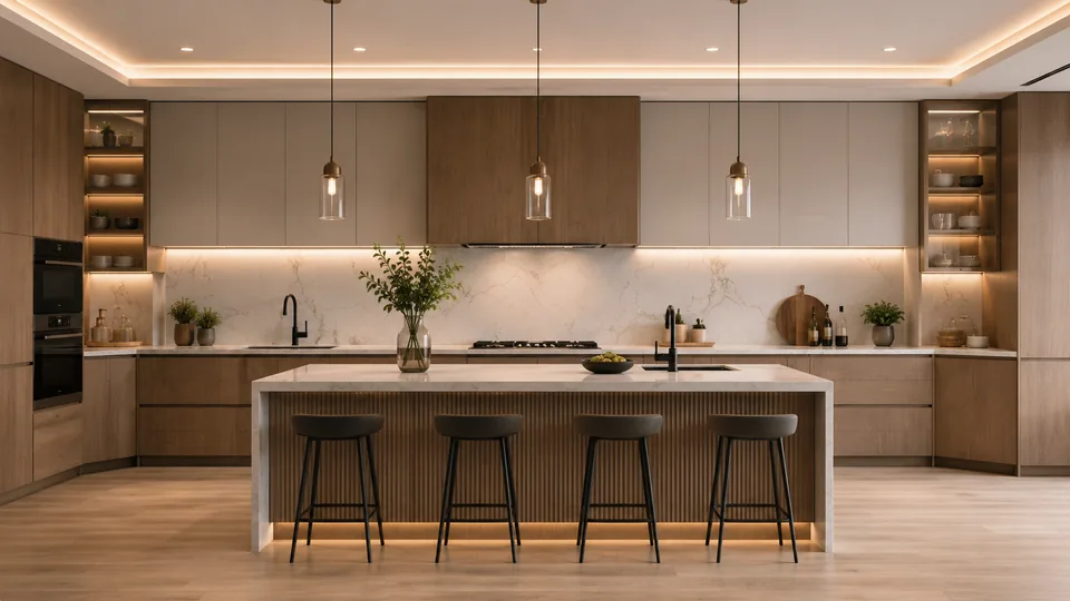 Modern kitchen cabinetry