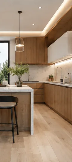 Premium modern kitchen interior
