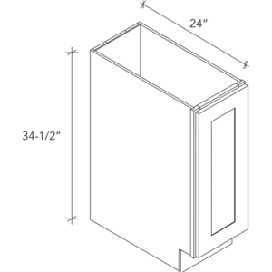 Base Cabinet With One Drawer And One Door