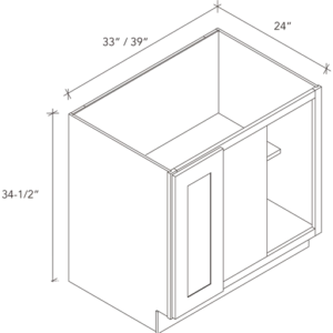 Base Blind Corner Cabinet With One Door