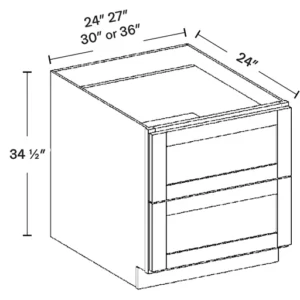Drawer Base - Two Drawers