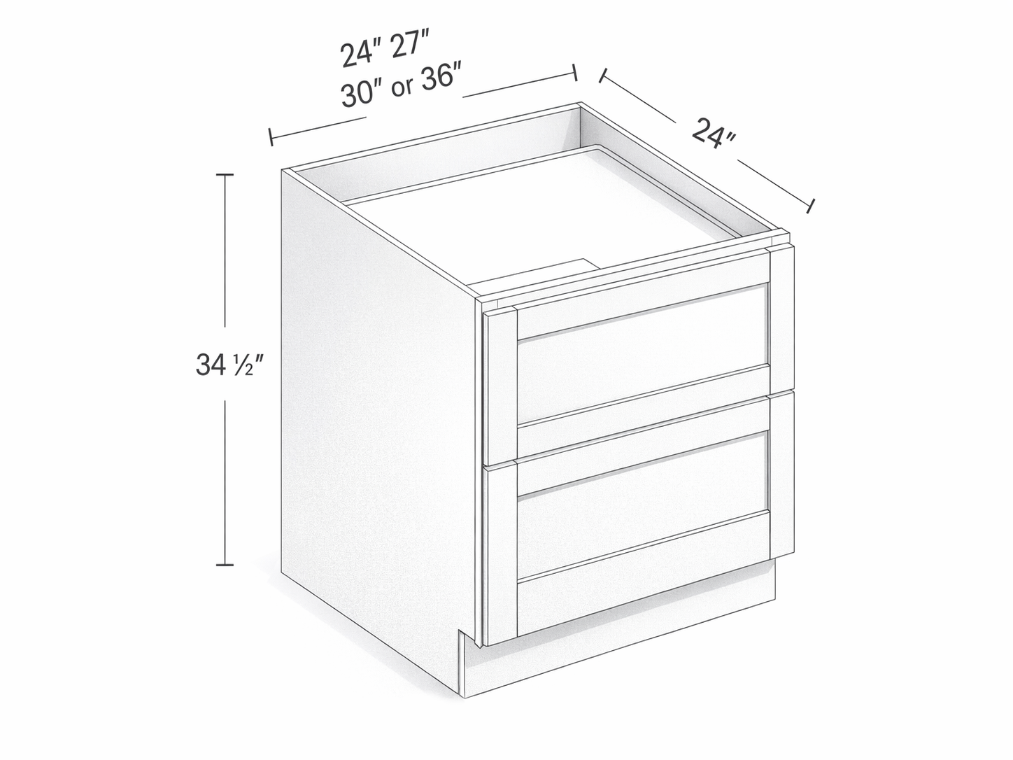TWO DRAWERS