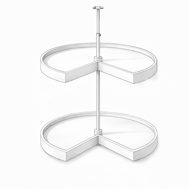 CORNER CABINET TRAY