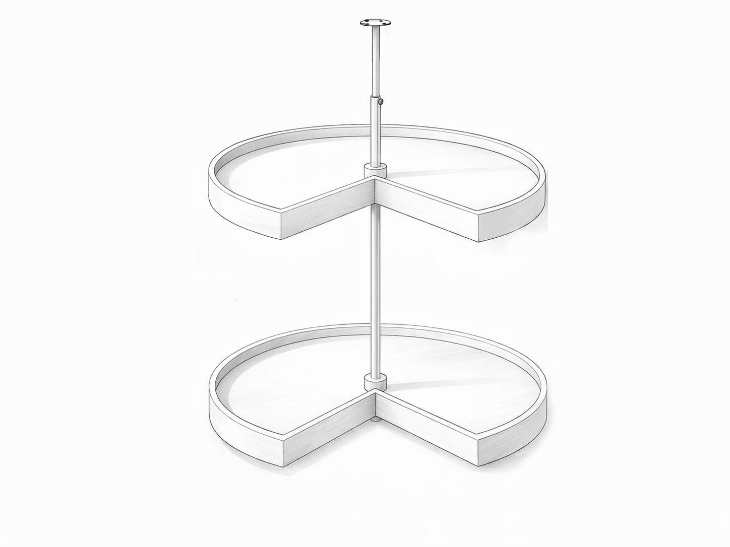CORNER CABINET TRAY