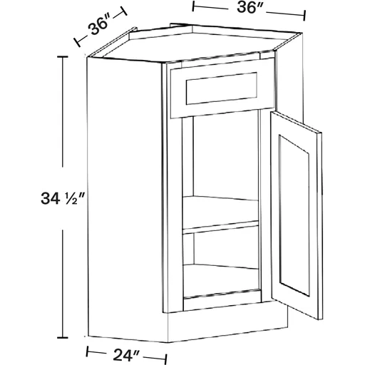 Armoire d'angle pour evier