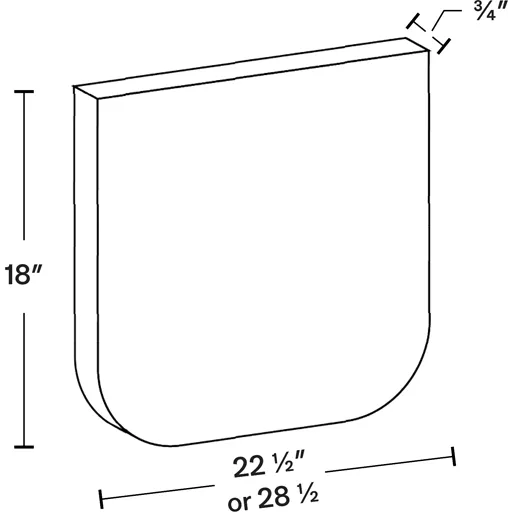 Wall Microwave, bottom board depth 18"