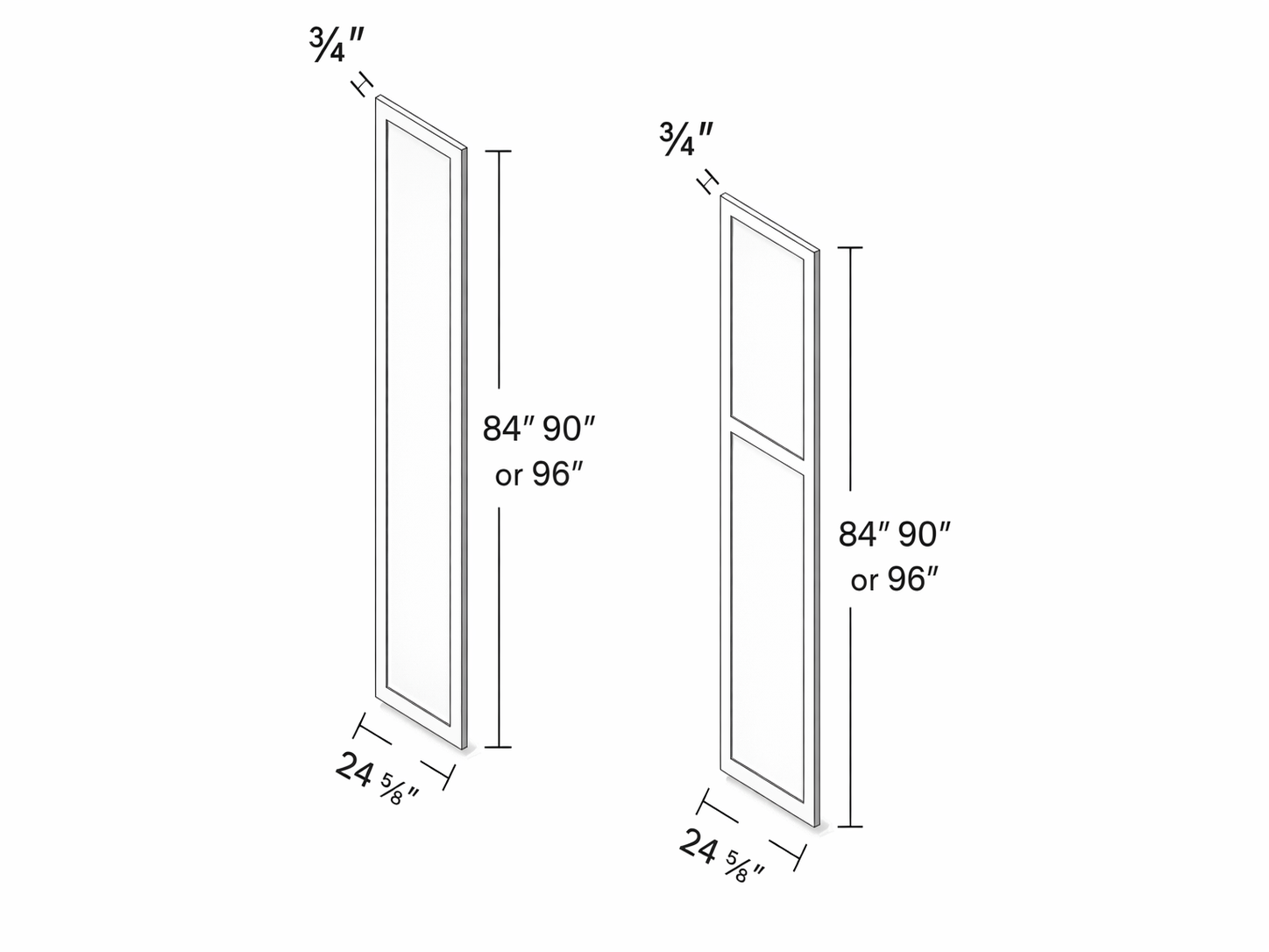 TALL DECORATIVE DOOR PANEL
