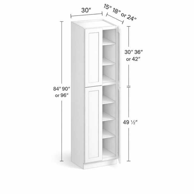 30" WIDTH PANTRY