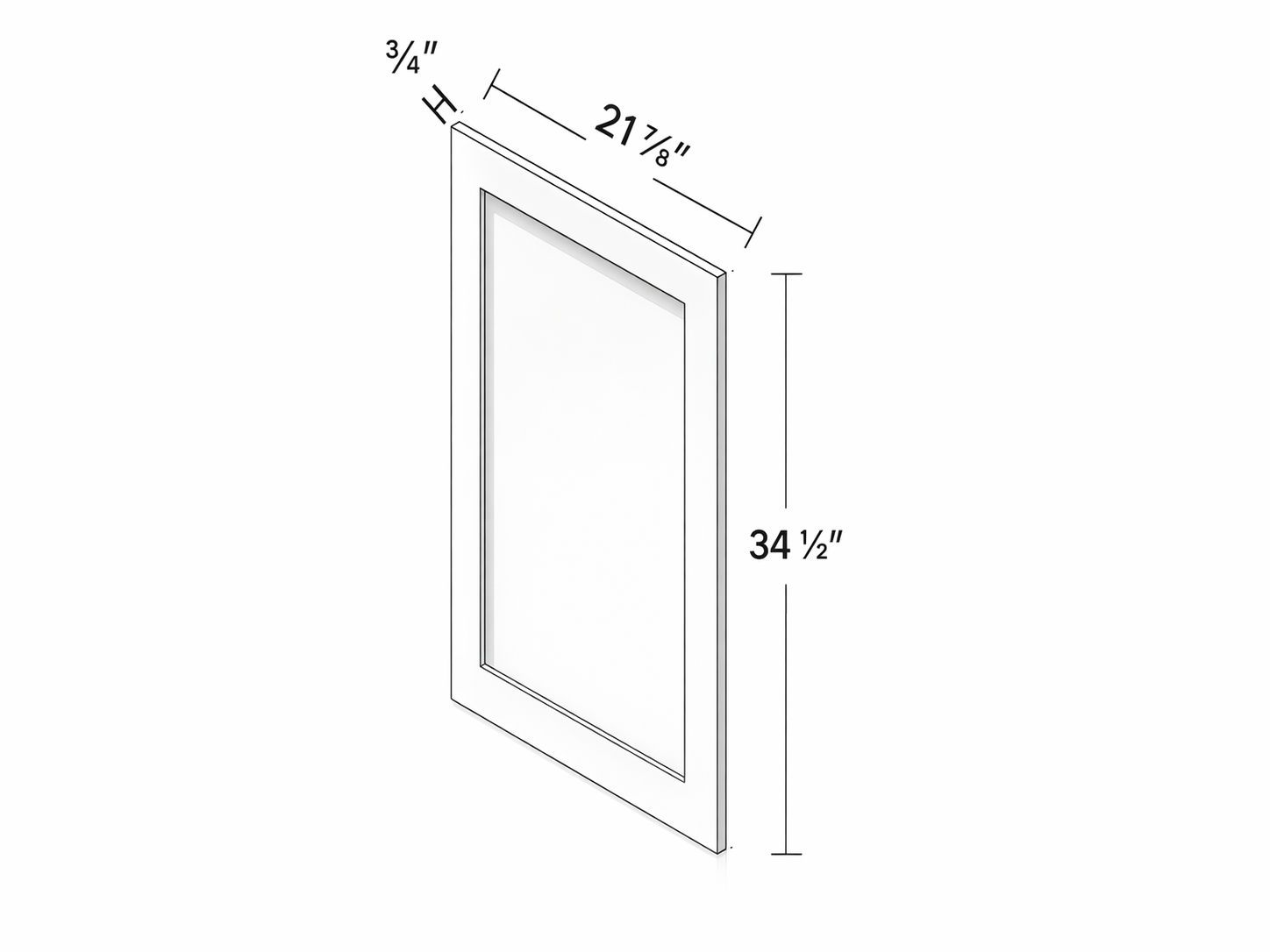 VANITY DECORATIVE END PANEL