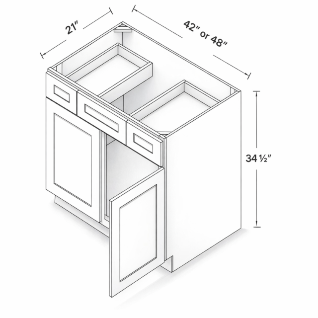 VANITY SINK DRAWER BASE