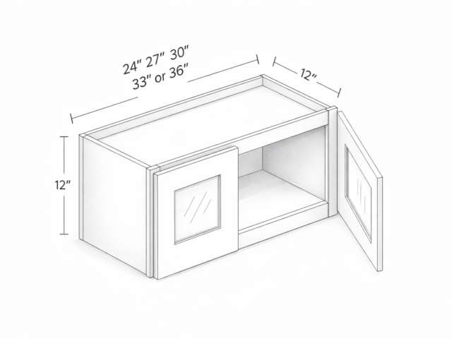 12" HEIGHT TWO DOORS