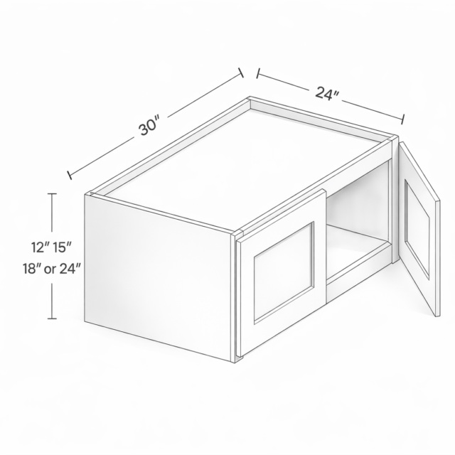 30" WIDTH TWO DOORS