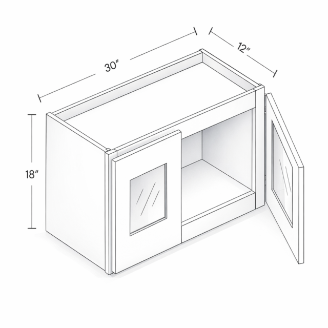 18" HEIGHT TWO DOORS