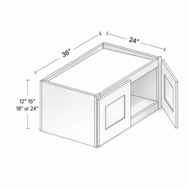 36" WIDTH TWO DOORS
