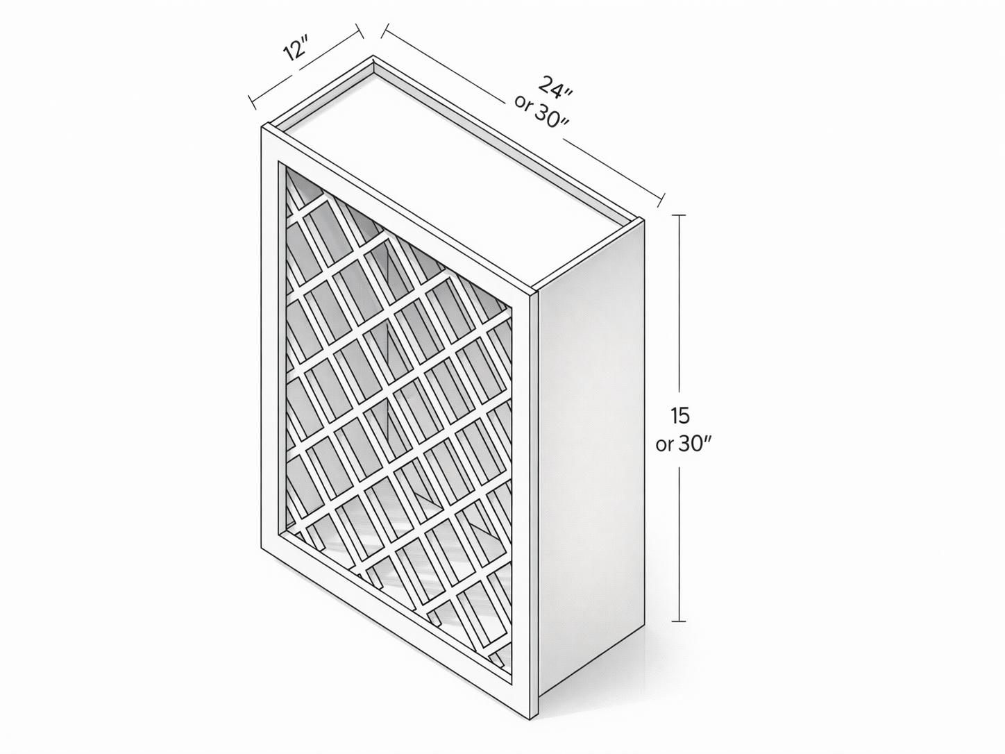 WINE RACK CABINET BOX
