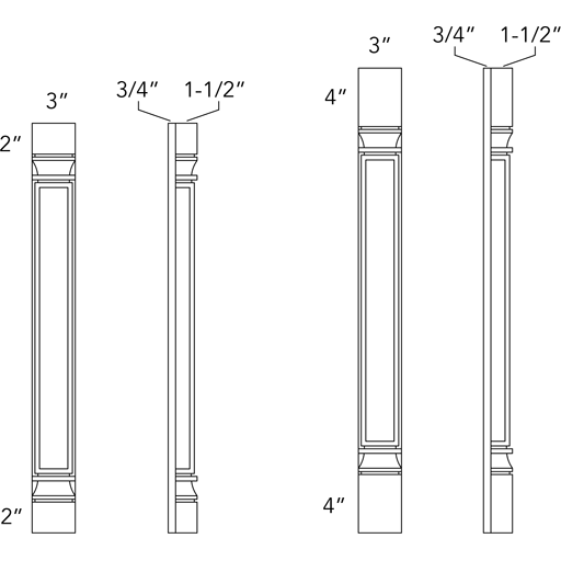 Modern Fulted Wall Filler