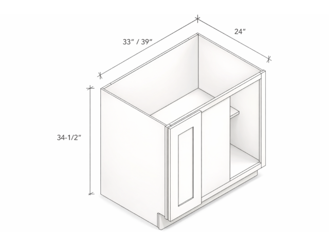 BASE BLIND CORNER CABINET WITH ONE DOOR