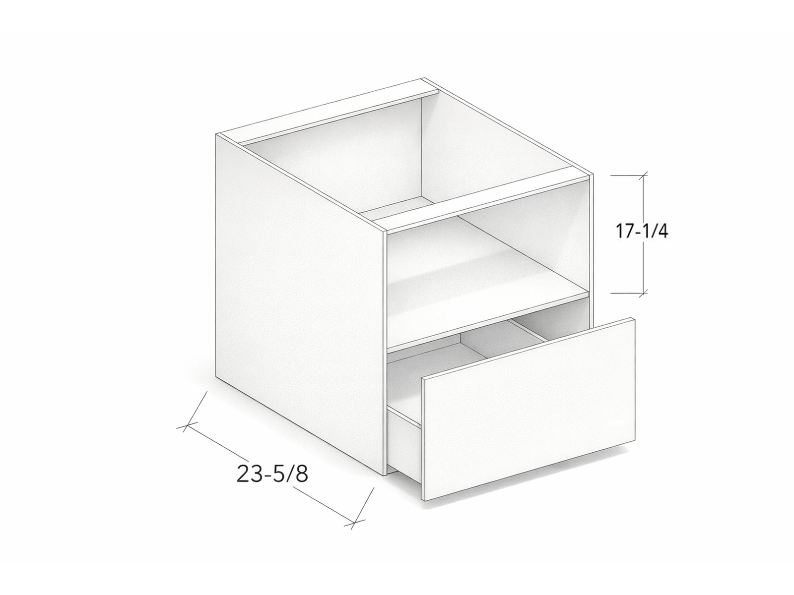 MICROWAVE BASE CABINET