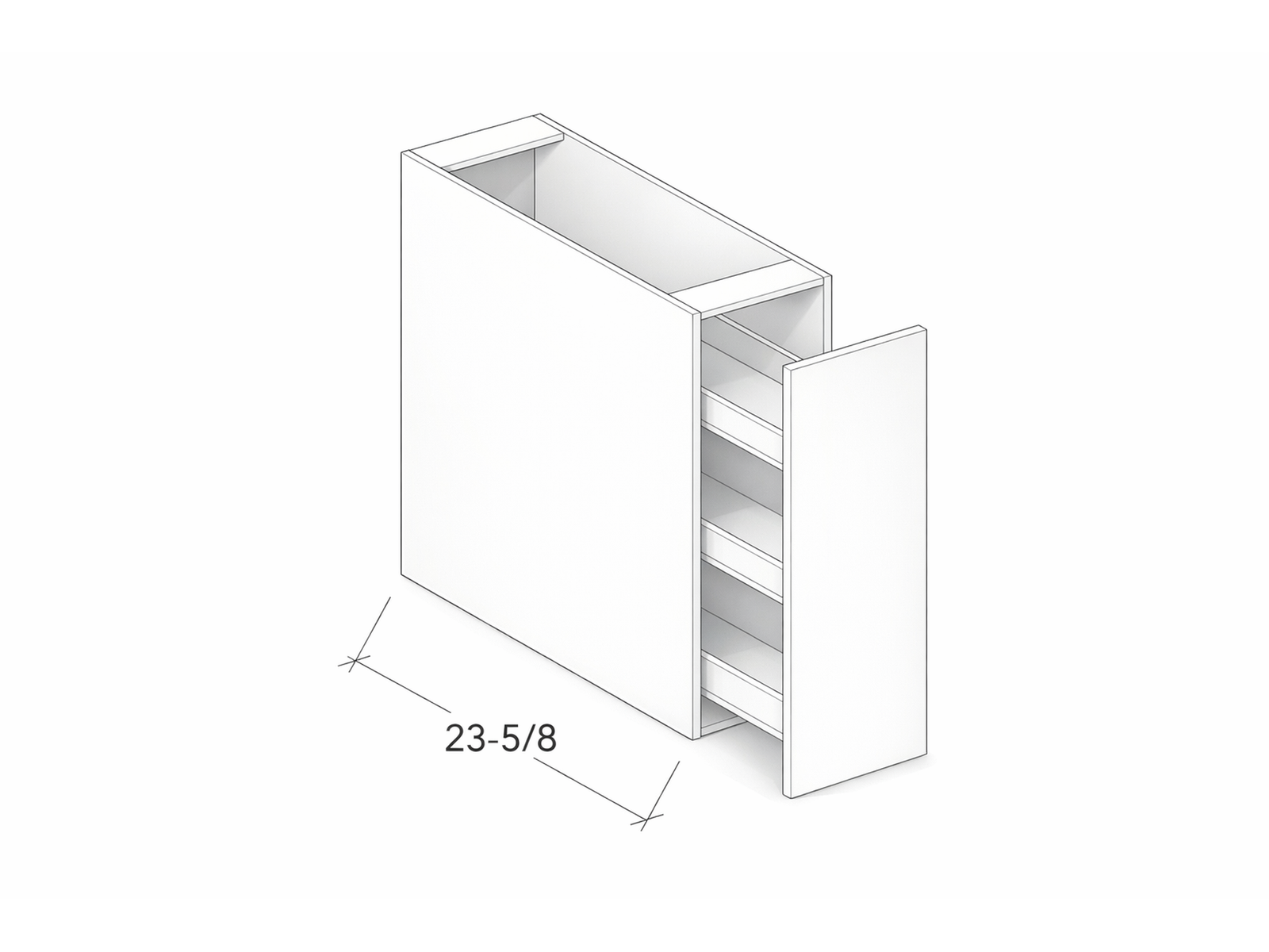 SPICE RACK BASE CABINET