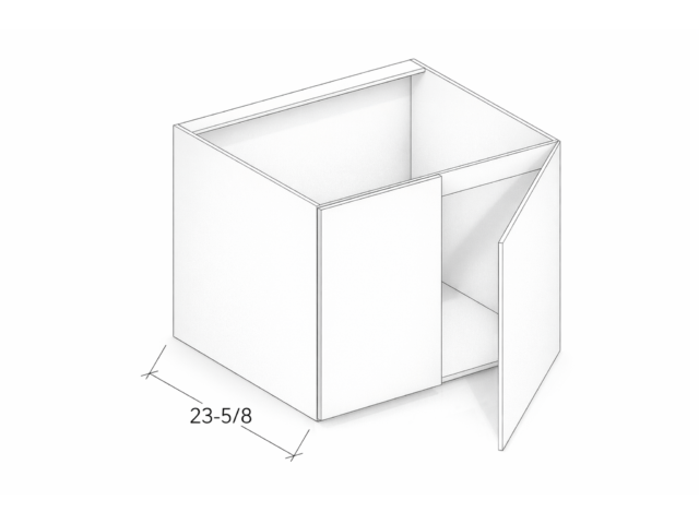 SINK BASE CABINET WITH TWO DOORS