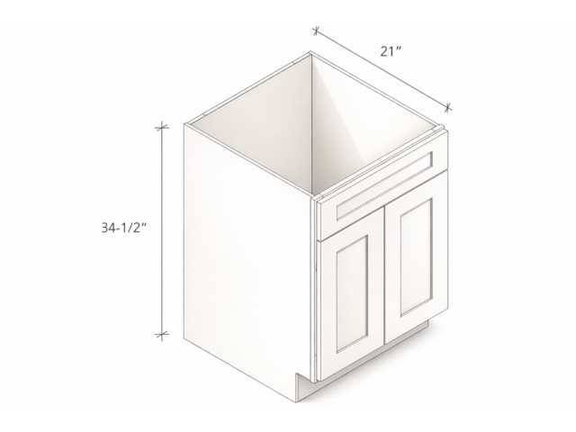 VANITY CABINET WITH TWO DOORS