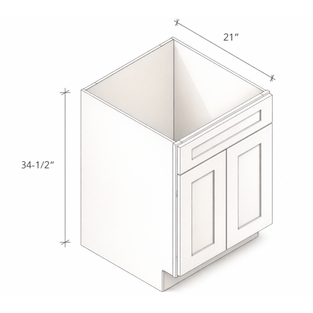 VANITY CABINET WITH TWO DOORS
