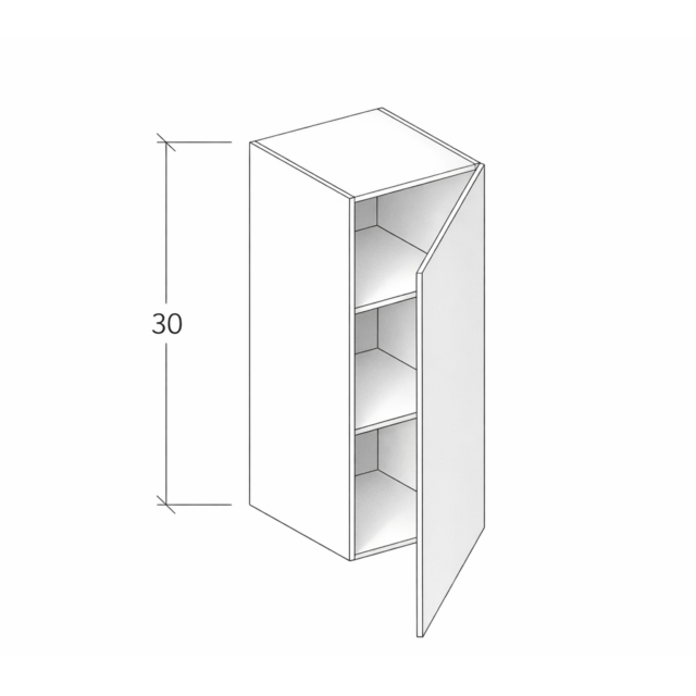 30" HIGH WALL CABINET WITH ONE DOOR