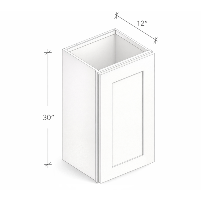 30" HIGH WALL CABINET WITH ONE DOOR