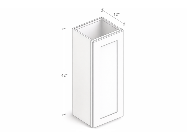 42" HIGH WALL CABINET WITH ONE DOOR