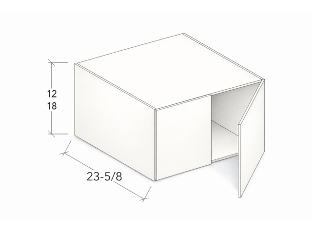 COUNTER-DEPTH WALL CABINET WITH TWO DOORS