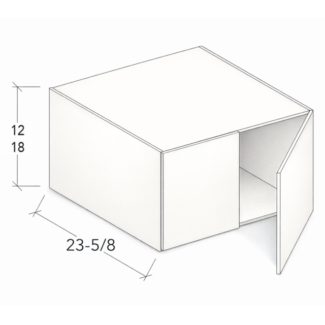 COUNTER-DEPTH WALL CABINET WITH TWO DOORS