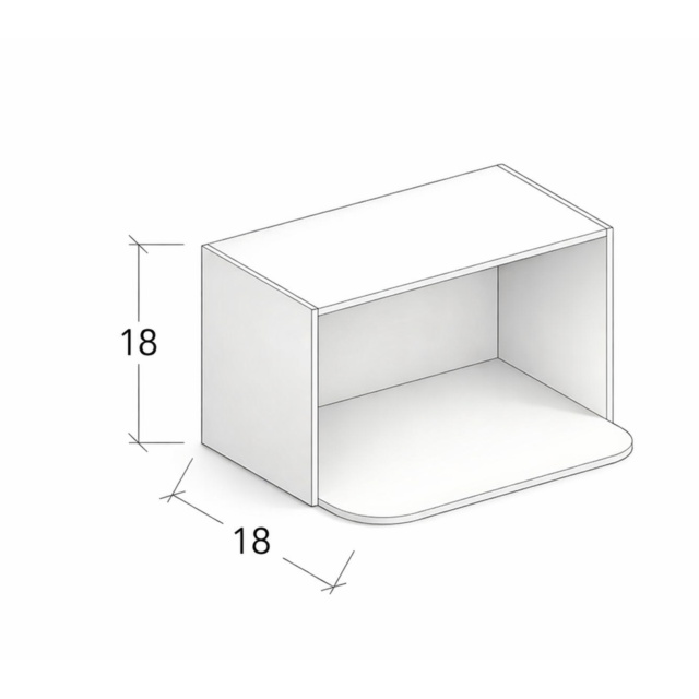 MICROWAVE WALL CABINET